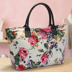 Export Quality Boho Western Velvet Cotton Fabric Printed Tote <b>Bag</b> for Women Trendy Summer Fashion Handbag Open Closure All - Product Image 3