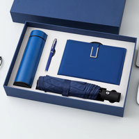 Sets de Regalo Promocionales para Empresas Náuticas, Cuaderno A5 de Tapa Dura en Cuero Cosido, Logotipo Personalizado, Caja de Regalo Corporativa para Oficina, 80 Hojas