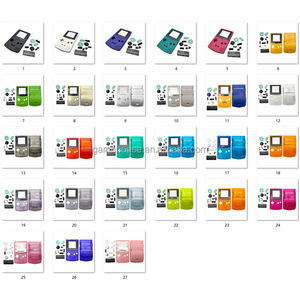 Nuovo colore Gameboy per Console <span class=keywords><strong>Nintendo</strong></span> accessorio custodia custodia protettiva con kit di bottoni ed etichette adesive - Product Image 2