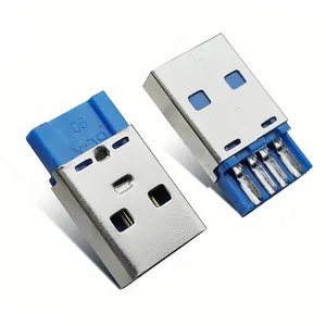 Factory USB2.0 Big Current Pass 3Amp USB A Male Connector For Data Cable
