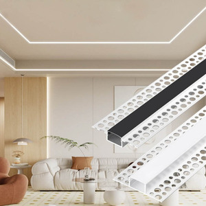 Gran oferta, tira de <span class=keywords><strong>luz</strong></span> Led integrada, retroiluminación oculta, marco de gabinete, iluminación de techo lineal, tira de <span class=keywords><strong>luz</strong></span> con ranura de aluminio para escalera - Product Image 1