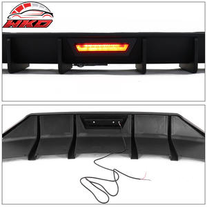 Becquet arrière pour Hyundai Elantra 2021-2023, style IKON, diffuseur noir mat, accessoires automobiles en PP - Product Image 6