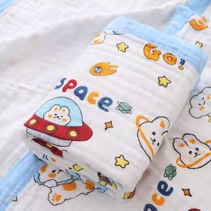 Couverture en mousseline pour bébé et nourrisson, 100% coton biologique, 6 couches - Product Image 2
