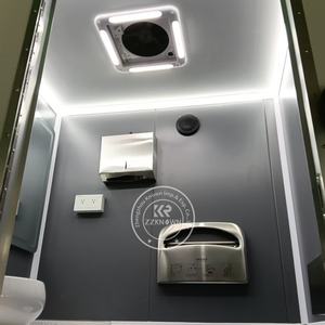 ZZKNOWN Toilette mobile de luxe avec cabine de douche et lavabo pour mariages et campings - Product Image 3