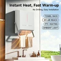 Radiateur soufflant mural en céramique PTC BANCO 2200W avec affichage numérique pour chambre et salon OEM ODM