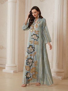 Abayas de Luxe pour Femmes Dubaï 2026 – Robe de Soirée Longue <span class=keywords><strong>Caftan</strong></span> Marocain Style Africain Musulman – <span class=keywords><strong>Djellaba</strong></span> - Product Image 2
