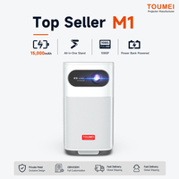 Projecteur Android intelligent portable pour fournisseurs B2B, batterie intégrée, compatible 1080P, mini projecteur Android pour services OEM/ODM