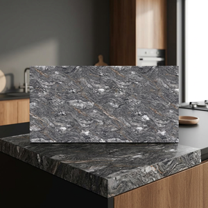 Roar Black <b>Matte</b> Porcelain <b>Floor</b> Tiles 600x1200mm Non Slip Wear Resistant Wall <b>Floor</b> Tiles - Product Image 4