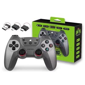 2.4GHz không dây phím điều khiển trò chơi điều khiển với rung động cơ OTG adapter cho <span class=keywords><strong>Android</strong></span> TV Box thông minh TV PC điện thoại di động chơi game - Product Image 1