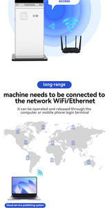 OEM самообслуживание, терминал для продажи билетов без присмотра, 21,5, 27-дюймовая 32-дюймовая станция для продажи билетов на такси, считыватель штрих-кодов в помещении - Product Image 5