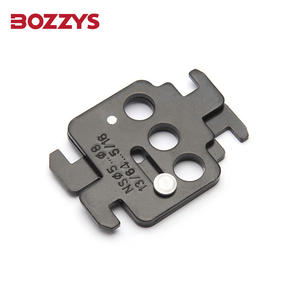 Dispositif de verrouillage MCCB à double tête en acier <span class=keywords><strong>noir</strong></span>, 3 trous, cadenas de sécurité, accessoires pour disjoncteur <span class=keywords><strong>Schneider</strong></span>, utilisation de porte - Product Image 2