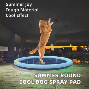Hersteller Großhandel PVC Sommer Runde <span class=keywords><strong>Cool</strong></span> <span class=keywords><strong>Dog</strong></span> Wassers prüh <span class=keywords><strong>pad</strong></span> - Product Image 3