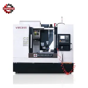 VMC855 pusat mesin vertikal 5 sumbu, pusat mesin cnc mini vertikal Tiongkok untuk sistem logam, Siemens/Fanuc