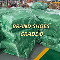 Chaussures de sport d'occasion de marque pour hommes, grade B, pour l'exportation, chaussures de basket-ball, de football et de ballet