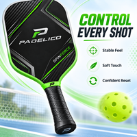 Raquette de pickleball légère personnalisée 2027 pour les sports de loisirs en intérieur et en extérieur, commandes en gros professionnelles