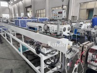 Ligne d'extrusion de tiges en PU, machine de fabrication de tiges/bandes en plastique PU, machine à bâtons en PU, ligne de profilés TPU