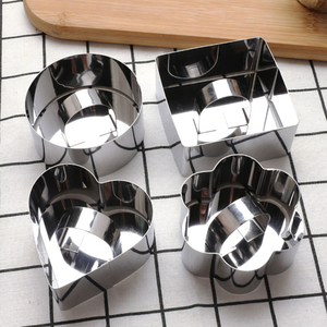 <span class=keywords><strong>Moule</strong></span> à Fondant <span class=keywords><strong>en</strong></span> Acier Inoxydable Outils de Décoration de Gâteaux Anillo Para Cocinar Pastel Mousse Ring <span class=keywords><strong>Mini</strong></span> Moules à Gâteau pour la Pâtisserie DIY - Product Image 1