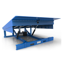 Niveleur de quai stationnaire en acier au carbone, plateforme de levage pour chargement et déchargement, rampe électrique, rampe hydraulique