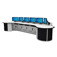 Centre de commande à LED moderne personnalisé Arc Console modulaire extensible Salle de commande Poste de travail