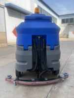 Autolaveuse de sols industrielle pour entrepôts, logistiques et aéroports, 1050 mm, double brosse, réservoir 280L/300L, 36V 200Ah, pour nettoyage de sols époxy