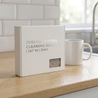 Boules de nettoyage pour verres à vin écologiques de 3 mm et 4 mm pour le nettoyage des décanteurs, personnalisation OEM