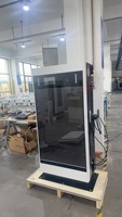 Nueva Estación de Carga Rápida DC para Vehículos Eléctricos de Alta Potencia con Pantalla LED Grande, 80KW, CCS2, CCS1, GBT, Doble Conector, de Pie, con Control Remoto OCPP