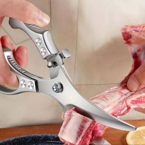 Tijeras Multifuncionales de Acero Inoxidable, Especiales para Cocina, para Cortar Pollo, Pato, Ganso, Carne y Espinas de Pescado, Uso Doméstico - Product Image 4