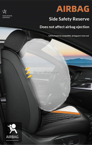 Fundas Delicadas para <span class=keywords><strong>Asientos</strong></span> de Coche <span class=keywords><strong>Kia</strong></span> Sportage K5 Seltos <span class=keywords><strong>Rio</strong></span>, Protección Completa, Accesorio Interior Práctico para Vehículos de 5 Plazas - Product Image 4