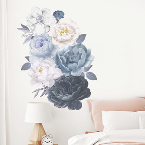 3 couleurs <span class=keywords><strong>Blanc</strong></span> Bleu <span class=keywords><strong>Noir</strong></span> Pivoine Papier Peint Élégant Fleurs Papier Peint <span class=keywords><strong>Pour</strong></span> <span class=keywords><strong>Chambre</strong></span> Maison Chaleureuse Décoration <span class=keywords><strong>Stickers</strong></span> Muraux - Product Image 1