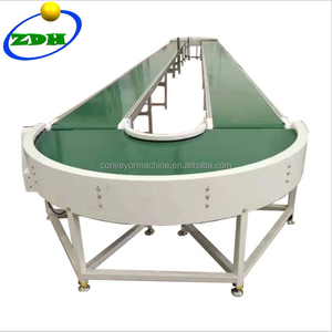 Sistem konveyor Transfer kustom garis konveyor sabuk hijau PVC panjang 5m 6m 20m - Product Image 1