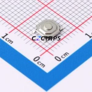 GT-TW084B-H015-L1 Tactile <b>Switch</b> SMD-4P,5.2x5.2mm <b>Switch</b> Single Pole Single Throw Round Button 2.5N Vertical Mount - Product Image 1