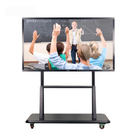Chine 65 75 pouces doigt tactile tableau blanc interactif numérique 4K UHD vibe smart board pour salle de classe