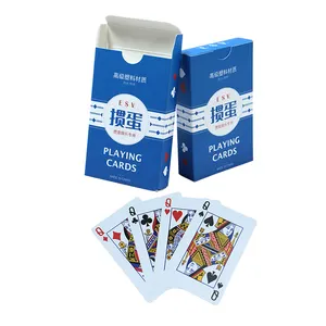 Baraja de juego de cartas de póquer comercial personalizada, juegos de beber para fiestas recreativas para adultos con naipes