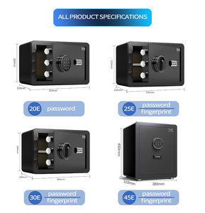 Factory Outlet Office Home Use Safety Deposit <b>Box</b> Metal Hotel Home Safe <b>Box</b> - Product Image 6