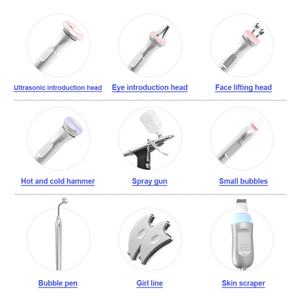 Équipement de salon de beauté, machine à oxygène pour le visage, élimination des points noirs, machine d'hydrodermabrasion 10 en 1, machine de nettoyage du visage par hydrothérapie - Product Image 6