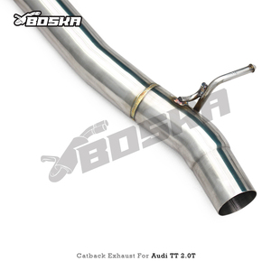 ท่อไอเสียแคทแบคแบบวาล์วอิเล็กทรอนิกส์สำหรับ Audi TT/TTS 2.0T ปี 2010-2019 ยี่ห้อ Boska Performance ผลิตจากสแตนเลส SUS304 - Product Image 6