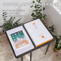 Boîte d'emballage en carton pour ordinateur, en matériaux recyclés, personnalisée pour le transport et l'expédition de mini-ordinateurs portables magnétiques - Vente en gros