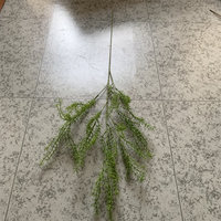 E-433 simulierter Blumenstrauß Kunstrasen pflanzen Großhandel Hochzeit Plastik pflanze Grün Dekorative Grüne Pflanze Künstlich