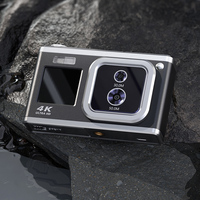 2025 produk laris profesional C22 kamera Digital HD 4K fokus panjang depan dan belakang untuk fotografi dan videografi
