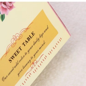 Custom 27.5x11x10cm <b>Wedding</b> Cake Packaging Box Bakery Slice Cup Cake <b>Boxes</b> Made Paper PET UV Advantage Square Shape Embossing - Product Image 6