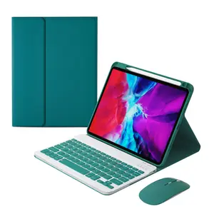 Casing Keyboard BT, Penutup Tablet Samsung S6 Lite P610/P615 10.4 Inci