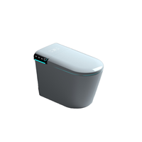 CUPC moderne haut de gamme automatique salle de bain articles sanitaires intelligent une pièce allongée toilette télécommande au sol Intelligent