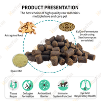 Complément Alimentaire Rapide pour Animaux de Compagnie : L-Lysine en Forme de Cœur, Friandises Tendres pour Chats, Chiens et Chiots, Santé Respiratoire et Immunitaire, Vente en Gros Fabricant