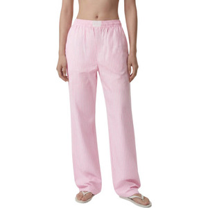Set Pigiama da Donna KY 2 Pezzi, Camicia a Righe a Maniche Lunghe con Bottoni e Pantaloni a Gamba Larga, Abbigliamento da Casa e da Notte - Product Image 5