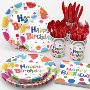 <span class=keywords><strong>Set</strong></span> di Decorazioni per Feste di <span class=keywords><strong>Compleanno</strong></span> con Puntini Colorati per Bambini - Product Image 5