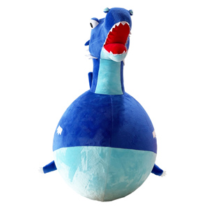 Juguetes inflables de animales saltarines, Bouncy Pals, pelota saltarina de dragón para niños, peluche rosa, pelota de yoga para montar - Product Image 2