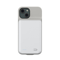 6800 MAh Matte Skin Rechargeable Extended Battery Pack Power Charger Phone Case pour iPhone 16 15