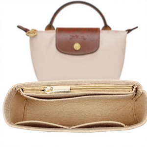 Sunshine Smile Pliage <strong>Organiser</strong> Longchamp Mini <strong>Bag</strong> <strong>Organiser</strong> Felt Rectangle Women's Mini Size <strong>Insert</strong> - Product Image 2