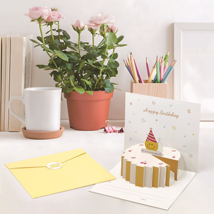 BBL Factory Price Luxury 3D Pop Birthday/Christmas Invitation Greeting Card <b>Handmade</b> Coated <b>Paper</b> Flowers UV Printing DIY - Product Image 6