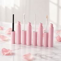 Emballages de baume à lèvres miniatures colorés en gros, blancs, noirs, transparents, tubes de rouge à lèvres vides en plastique de 5 g, étiquetage pour cosmétiques, déodorants